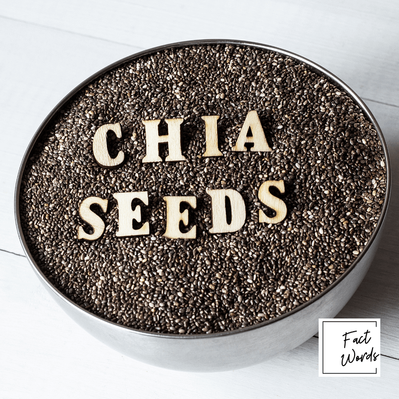 Chia seeds and Sabja seeds